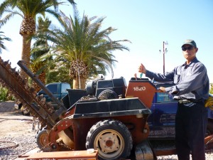 Affordable Tree Service Crew Member with Trencher